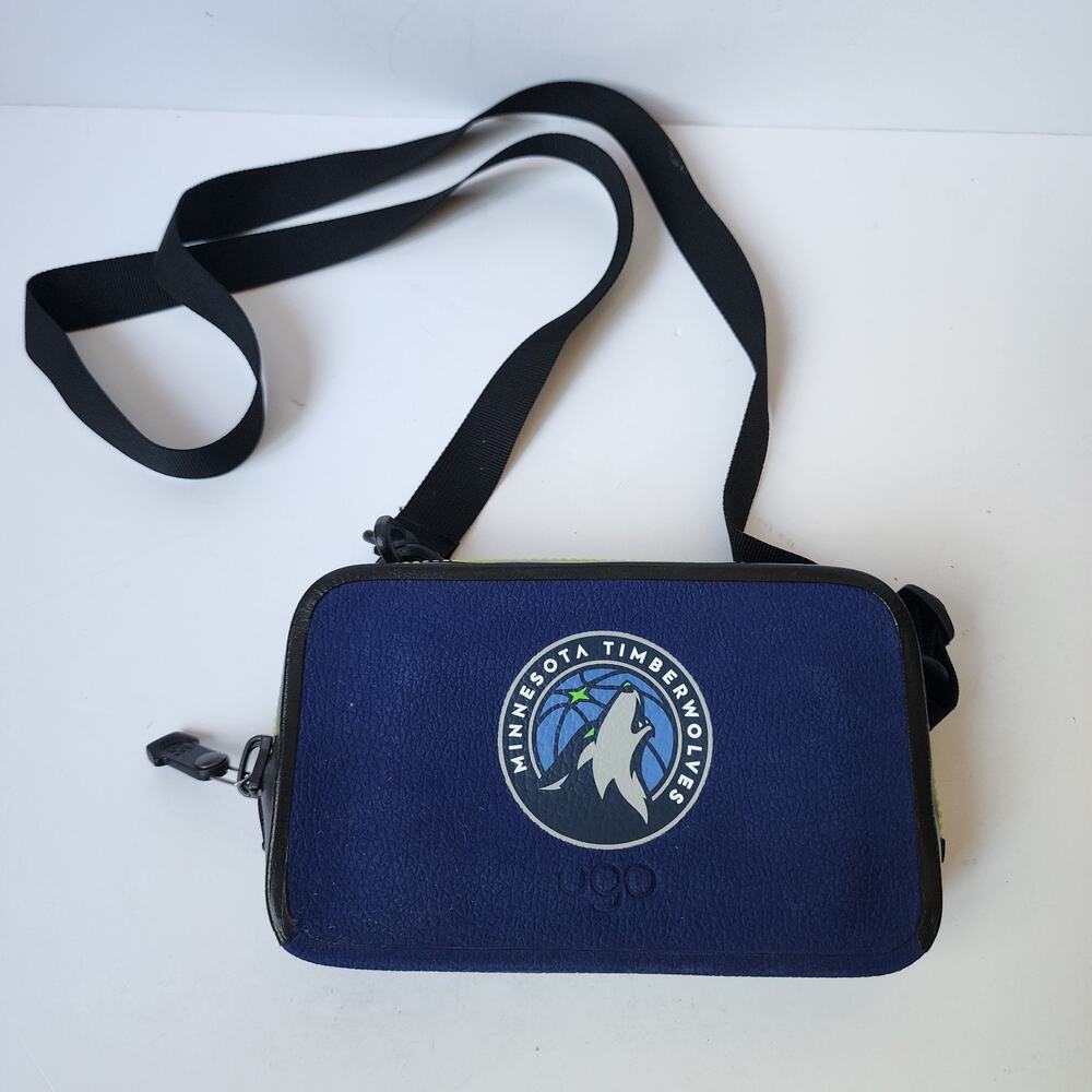 Ugo Waterproof Bag Minnesota MN Timberwolves Adjustable Strap Blue